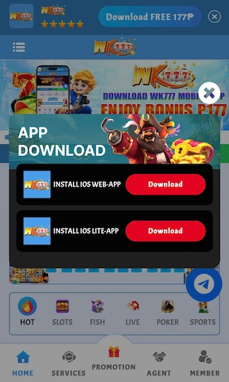 💎Step 2: Players select “Install IOS lite-app”. 