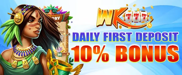 Daily First Deposit 10% Bonus